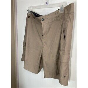 Trunks Carpenter Cargo Shorts Mens 36 Kakai Cotton Hiking Workwear Gorp